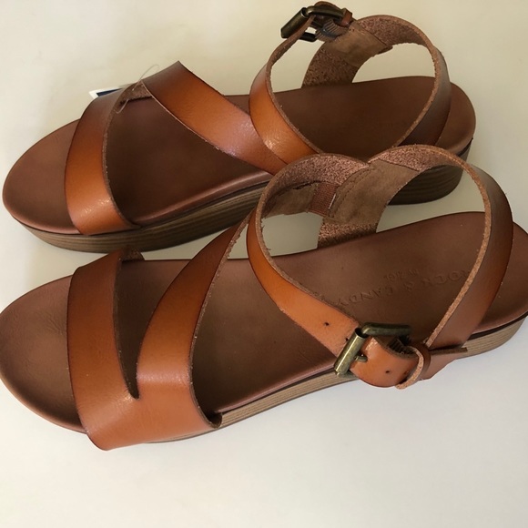 🆕 Rock & Candy by Zigi | Brown Stack Sandals - Picture 6 of 8